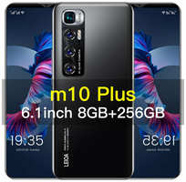 MIQOO Смартфон Aliexpress ″m10plus″, 6.1″, 5G, большой экран, жемчужно-белый