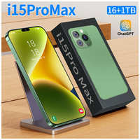 DAYWANT Смартфон i15Promax, 6.7″, 2+16ГБ, синий