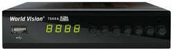 World Vision T644A Fm DVB-T/T2/C Цифровой эфирный / кабельный приемник с FM радиоприемником