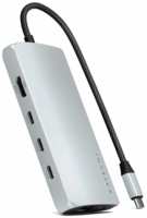 Док-станция Satechi ST-P8KES, 8К 1 порт HDMI, Ethernet RJ-45, 4 порта USB-C, слот для SD-карты