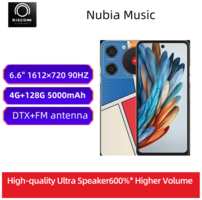 Смартфон Nubia Music 6.6″ HD/4G128G 5000mAh Dual Sim Android Поддержка русского языка и сервисов Google