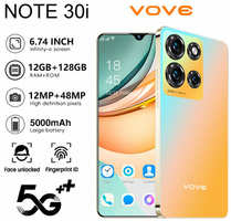VOVE Игровой смартфон Note30i, 5G, 6.74″, 12/128 ГБ, новый смартфон для пенсионеров и детей,5000 мАч