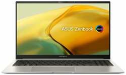 Ноутбук Asus Zenbook 15 OLED UM3504DA-MA475 Ryzen 7 7735U 32Gb SSD1Tb AMD Radeon 15.6″ OLED 2.8K (2880x1620) noOS grey WiFi BT Cam Bag (90NB1163-M00NX0)