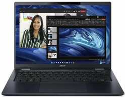 Ноутбук Acer TravelMate TMP614P-52-74QX 14 (1920x1200) IPS/Intel Core i7-1165G7/16ГБ LPDDR4X/512ГБ SSD/Iris Xe Graphics/Windows 11 Pro (NX. VSZER.005)