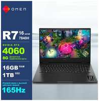 Игровой ноутбук-HP-9-R7-7840H-RTX4060-16G-1T