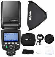 Вспышка Godox TT685IIS + Софтбокс Godox 80 для Sony в комплекте