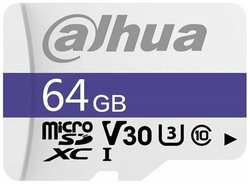 Карта памяти micro sd 64gb Dahua DHI-TF-C100/64GB, флешка микро сд для камеры видеонаблюдения, для видеорегистратора, для телефона, для фотоаппарата