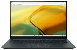 Ноутбук ASUS Zenbook 14X OLED UX3404VA-M9091X 14.5″ (2880x1800) 120Hz / Core i9 13900H / 16GB LPDDR5 / 1TB SSD / Iris Xe / Win 11 Pro, grey (90NB1081-M00500)