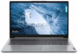 Ноутбук Lenovo IdeaPad 1 15IAU7, 15.6″ (1920x1080) TN / Intel Core i5-1235U / 8ГБ DDR4 / 256ГБ SSD / Iris Xe Graphics / Без ОС, серый (82QD00ASRK)