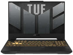 Ноутбук ASUS TUF Gaming F15 FX507ZV4-LP129, 15.6″ (1920x1080) IPS 144Гц / Intel Core i7-12700H / 16ГБ DDR4 / 512ГБ SSD / GeForce RTX 4060 8ГБ / Без ОС, серый (90NR0FA7-M009L0)