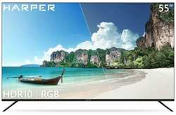 Телевизор LED 55″ Harper 55U661TS SmartTV безрамочный