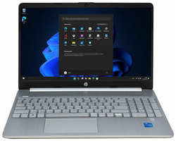 Ноутбук HP Laptop 15 15.6″ FHD/Intel i3-1115G4 3ГГц/8Гб DDR4 RAM/256Гб SSD/Intel UHD Graphics/Windows 11 H/Русская клавиатура