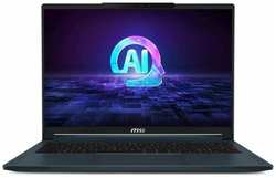 Ноутбук MSI Stealth 16 AI Studio A1VHG-061RU Core Ultra 9 185H 32Gb SSD2Tb NVIDIA GeForce RTX4080 12Gb 16″ IPS UHD+ (3840x2400) Windows 11 dk.blue WiFi BT Cam (9S7-15F312-061)
