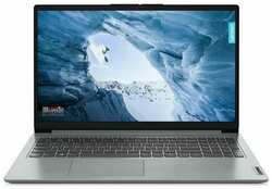 Ноутбук Lenovo IdeaPad 1 15IAU7 15.6″ (1920x1080) TN / Intel Core i3 1215U / 4GB DDR4 / 256GB SSD / Intel UHD / Без ОС, black (82QD00C3UE)