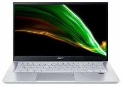 Ноутбук Acer SWIFT 3 SF314-43-R0AL AMD Ryzen 3 5300U 2600MHz / 14″ / 1920x1080 / 8GB / 256GB SSD / DVD нет / AMD Radeon Graphics / Wi-Fi / Bluetooth / Eshell (NX. AB1ER.004) серебристый