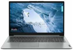 Ноутбук Lenovo IdeaPad 1 15IAU7, 15.6″, I3 1215U, 8 Гб, SSD 256 Гб, UHD, noOS, серый