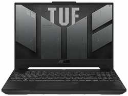Ноутбук ASUS TUF Gaming A15 FA507NU-LP141 15.6″ (1920x1080) IPS 144 Гц / AMD Ryzen 5 7535HS / 16 ГБ DDR5 / 512 ГБ SSD / RTX 4050 6 ГБ / Без ОС, серый (90NR0EB5-M00FN0)