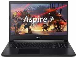 Ноутбук Acer Aspire 7 A715-76G , Intel Core i5-12450H (2.0 ГГц), RAM 8 ГБ, SSD 512 ГБ, NVIDIA GeForce RTX 2050 (4 Гб), Без системы, (NH. QMYER.001), Русская раскладка