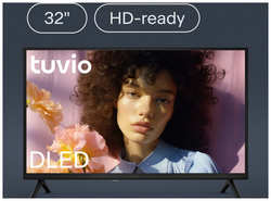 32” Телевизор Tuvio HD-ready DLED Frameless на платформе YaOS, TD32HFBSV1