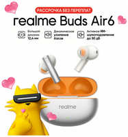 Беспроводные наушники realme Buds Air 6 RMA2402, Серебряный