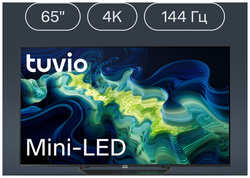 65” Телевизор Tuvio 4К ULTRA HD Mini-LED Frameless на платформе Google TV, TM65UFBCV5