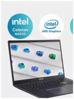 Ноутбук Asus для работы и учебы 15,6 intel celeron N4020 2x1.7Ghz, 4GB, 512GB
