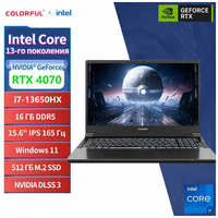 Colorful Игровой ноутбук 15.6″ IPS Intel Core i7-13650HX RTX4070 16 ГБ GDDR5