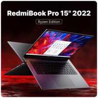 15″ Ноутбук Xiaomi RedmiBook Pro 15, Ryzen 7-7840HS 3.8ГГц 8 ядер, RAM 16 ГБ LPDDR5, SSD 2048 ГБ, 3200х2000 IPS 120Hz, Windows 11 Pro, русская клавиатура, JYU4540CN