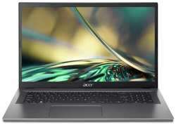 Ноутбук Acer Aspire 3 A317-55P NX. KDKEL.004, 17.3″, IPS, Intel Core i3 N305 1.8ГГц, 8-ядерный, 8ГБ LPDDR5, 512ГБ SSD, Intel UHD Graphics, без операционной системы, серебристый
