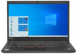 14″ Ноутбук Lenovo ThinkPad T14 Gen 1 (21AHA001CD) черный - 2240x1400, IPS, Intel Core i5-1240P, ядра: 12 х 1.7 ГГц, 16 ГБ, SSD 512 ГБ, Intel Iris Xe Graphics, Windows 11