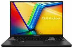 16″ Ноутбук ASUS Vivobook Pro 16X OLED K6604JV-MX112W (90NB1102-M00540) черный - 3200х2000, OLED, Intel Core i7 13700HX, ядра: 16 х 2.1 ГГц, 16 ГБ, SSD 1024 ГБ, GeForce RTX 4060 для ноутбуков - 8 ГБ, Windows 11 Home