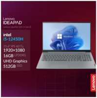 15.6″ Ноутбук Lenovo IdeaPad Slim 3 Gen 8, Intel Core i5-12450H (4.4 ГГц), RAM 16 ГБ LPDDR5, SSD 512 ГБ, Windows Pro, Русская раскладка