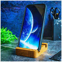 Подставка для телефона и планшета TIMBERRY деревянная из дуба прямоугольная