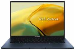 Ноутбук Asus Zenbook 14 UX3402VA-KP696 Core i5 13500H 16Gb SSD512Gb Intel Iris Xe graphics 14″ IPS WQXGA (2560x1600) noOS blue WiFi BT Cam Bag (90NB10G1-M014W0)