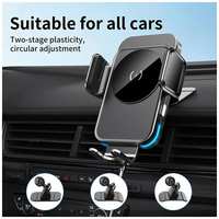 EVELK Автомобильный держатель для телефона с беспроводной зарядкой и автоматическим открытием / закрытием