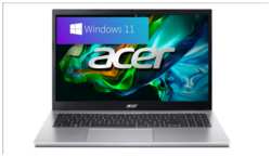 15.6 Ноутбук Acer A315, Ryzen 7 5700U , RAM 16 ГБ , SSD 512 ГБ, Windows 11 Pro , Русская раскладка