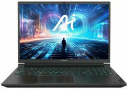 Ноутбук игровой GIGABYTE G6X 9KG-43KZ854SH, 16″, IPS, Intel Core i7 13650HX 2.6ГГц, 14-ядерный, 16ГБ 1ТБ SSD, NVIDIA GeForce RTX 4060 для ноутбуков - 8 ГБ, Windows 11 Home, черный
