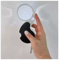 RUM Лупа ручная с подсветкой складная 5x50 20x12