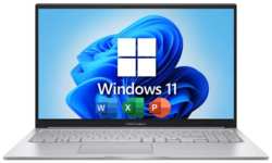 15.6″ Ноутбук ASUS VivoBook 15X, Intel Core i5-1335U (10 ядер), RAM 16 ГБ, SSD 512 ГБ, Intel Iris Xe Graphics , Windows 11 Pro + Office 2021 Pro Plus , Русская раскладка