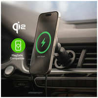 Беспроводное (Qi2) автомобильное зарядное устройство-держатель Mophie Snap+ Wireless Charging Vent Mount , 401313369