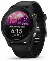 Часы Garmin FORERUNNER 255 Music с черным ремешком (010-02641-30)