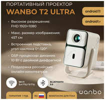 Портативный проектор Wanbo Projector T2 Ultra (Android 11, 1+8G, 1080P, 500 ANSI, Auto-Focus, EU)