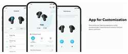 Наушники Anker для шумоподавления Soundcore P30i, мощный и умный бас для шумоподавления, время воспроизведения 45H, два в одном, A3959