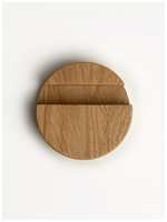 ECLИ Подставка органайзер держатель для телефона ECLI, для iPhone, Samsung, Xiaomi и других моделей, 8x8 см, дуб