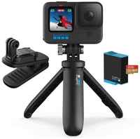 Экшн-камера GoPro HERO10 Special Bundle, 23.6МП, 1720 мА·ч, black