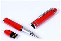 Флешка в виде ручки с мини чипом (64 Гб / GB USB 2.0 / 370 для именной гравировки эксклюзивный подарок школьнику)