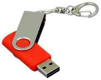 Флешка для нанесения Квебек (128 Гб  /  GB USB 3.0 Красный / Red 030 Флеш-карта Брелок)