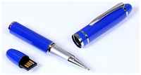 Centersuvenir.com Флешка в виде ручки с мини чипом (64 Гб  /  GB USB 2.0 Синий / Blue 370 для именной гравировки эксклюзивный подарок школьнику)