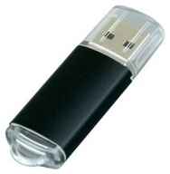 Apexto Металлическая флешка с прозрачным колпачком (128 Гб / GB USB 2.0 Черный/Black 018) 19848000035392