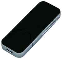 Apple Пластиковая флешка для нанесения логотипа в стиле iphone (64 Гб  /  GB USB 3.0 Черный / Black I-phone_style Плайк Plike S127)